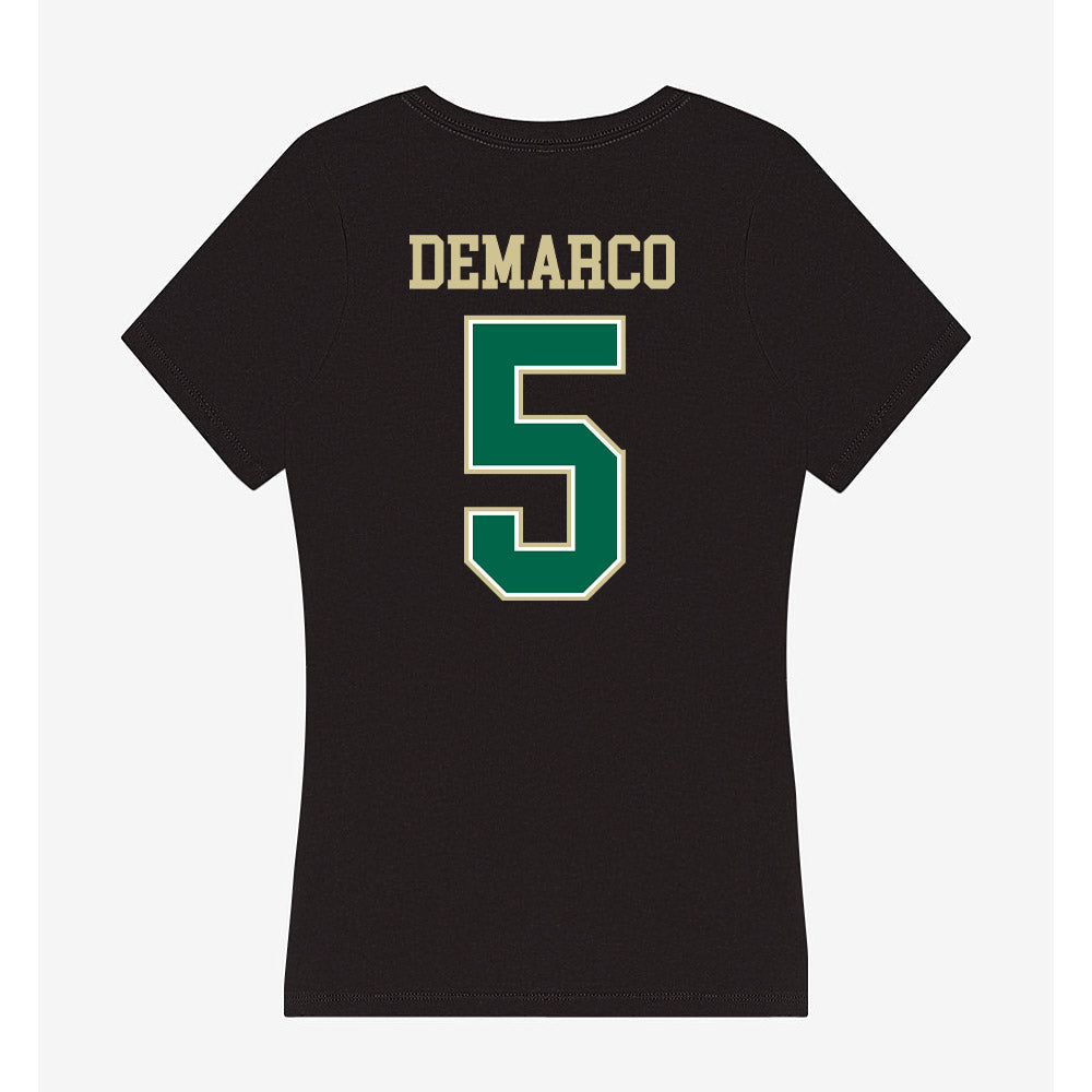USF - NCAA Women's Lacrosse : Taylor DeMarco - Women's V-Neck T-Shirt-1