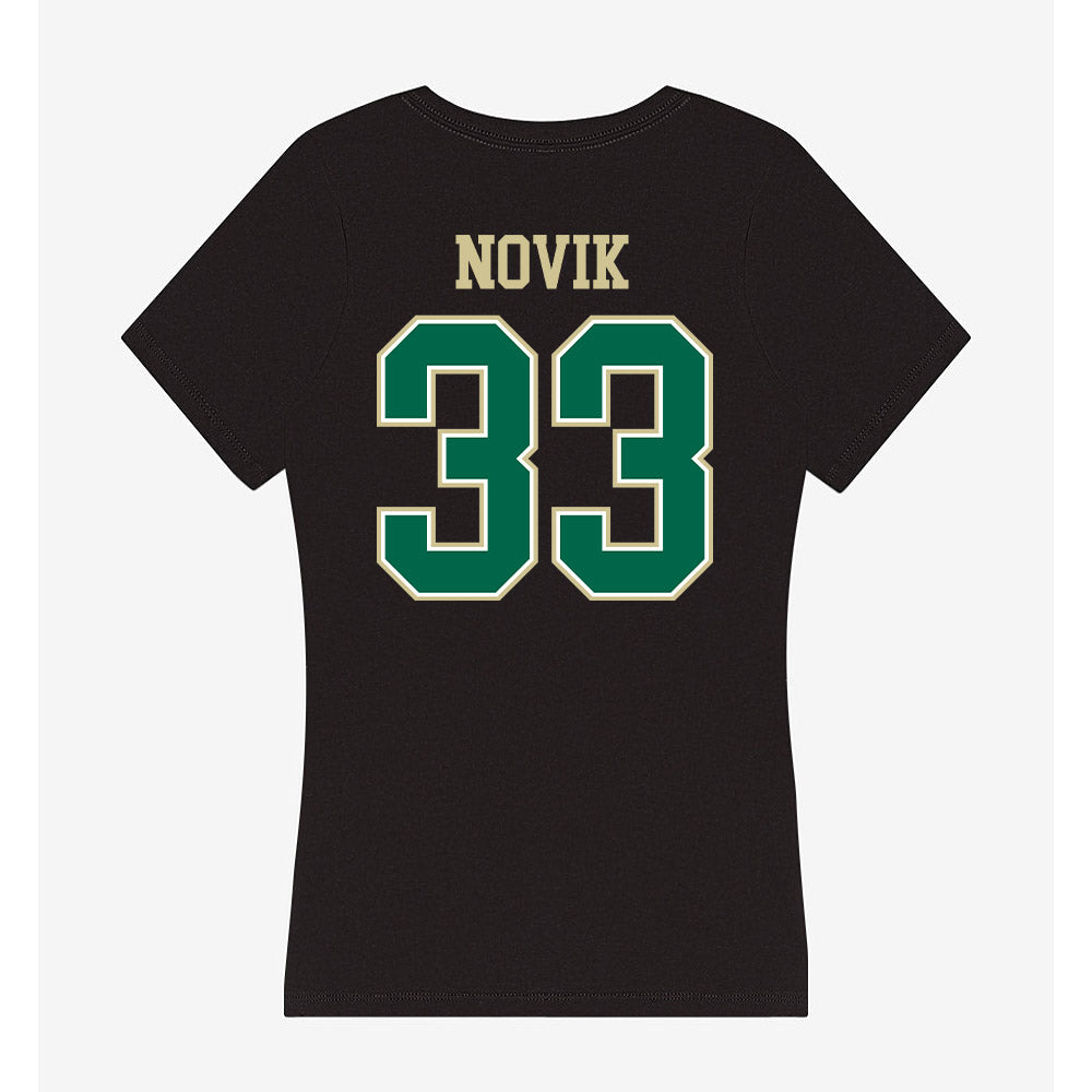 USF - NCAA Women's Basketball : Katsiaryna Novik - Women's V-Neck T-Shirt-1