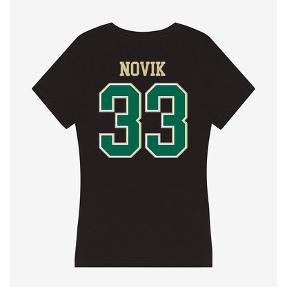 USF - NCAA Women's Basketball : Katsiaryna Novik - Women's V-Neck T-Shirt-1