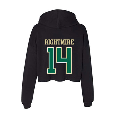USF - NCAA Women's Soccer : Ava Rightmire - Women's Crop Fleece Hoodie-1