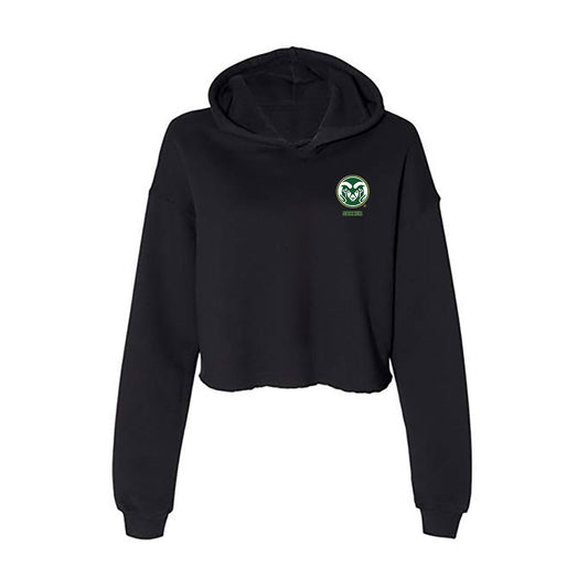 Colorado State - NCAA Women's Soccer : Ava Wallhead - Classic Shersey Women's Crop Fleece Hooded Sweatshirt-0