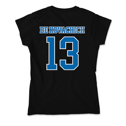 MTSU - NCAA Men's Basketball : Kevin De Kovachich - Soft Style Women’s T-Shirt-1