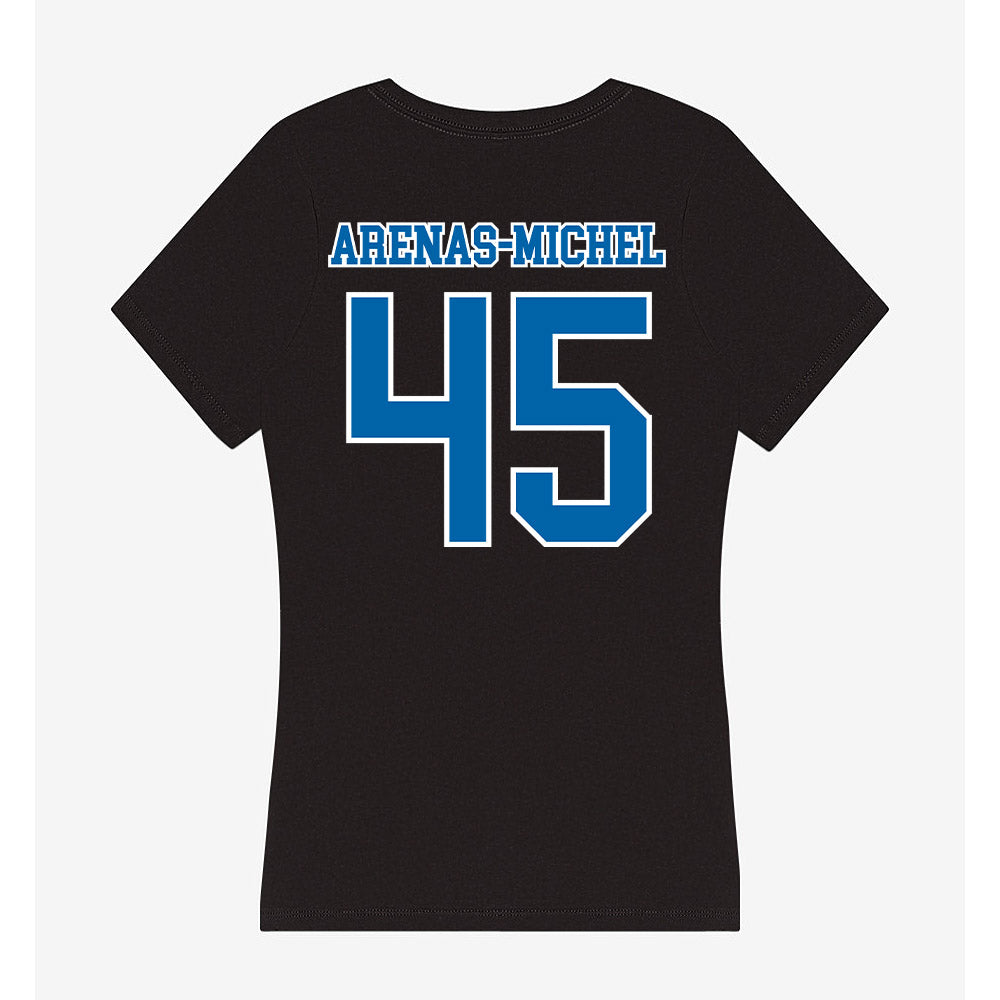 MTSU - NCAA Football : Jayden Arenas-Michel - Women's V-Neck T-Shirt-1