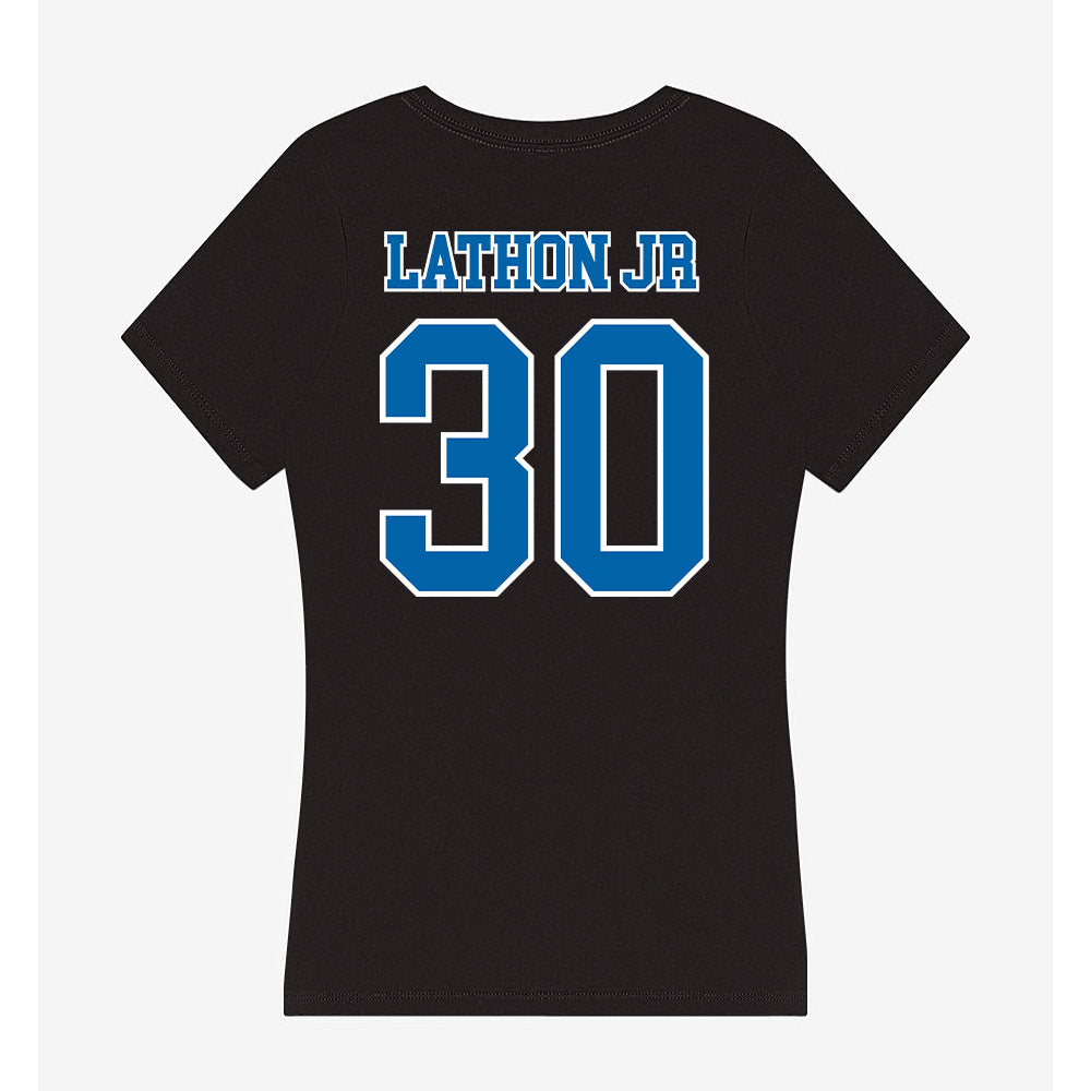 MTSU - NCAA Football : Rob Lathon Jr - Women's V-Neck T-Shirt-1