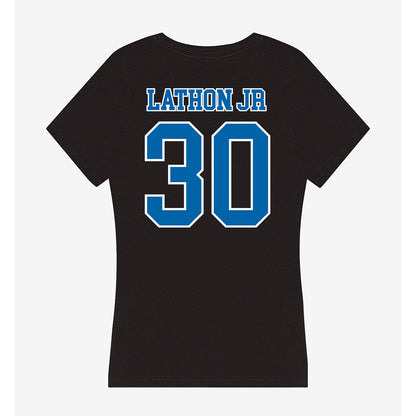 MTSU - NCAA Football : Rob Lathon Jr - Women's V-Neck T-Shirt-1