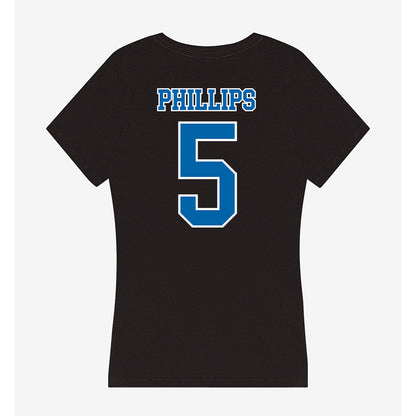 MTSU - NCAA Women's Soccer : Hailey Phillips - Women's V-Neck T-Shirt-1