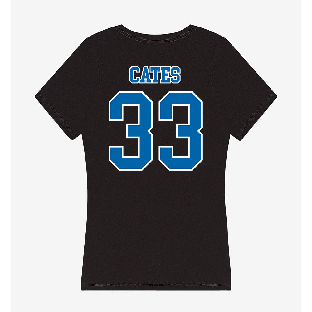 MTSU - NCAA Baseball : Cole Cates - Women's V-Neck T-Shirt-1