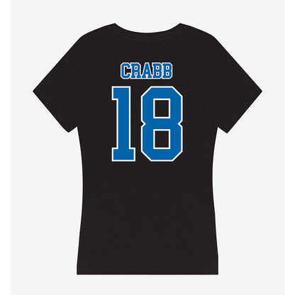 MTSU - NCAA Women's Soccer : Hailey Crabb - Women's V-Neck T-Shirt-1