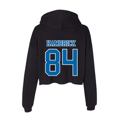 MTSU - NCAA Football : Jadin Hambrick - Women's Crop Fleece Hoodie-1