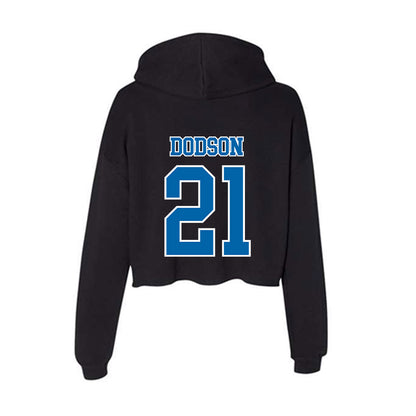 MTSU - NCAA Women's Soccer : Taylor Dodson - Women's Crop Fleece Hooded Sweatshirt-1