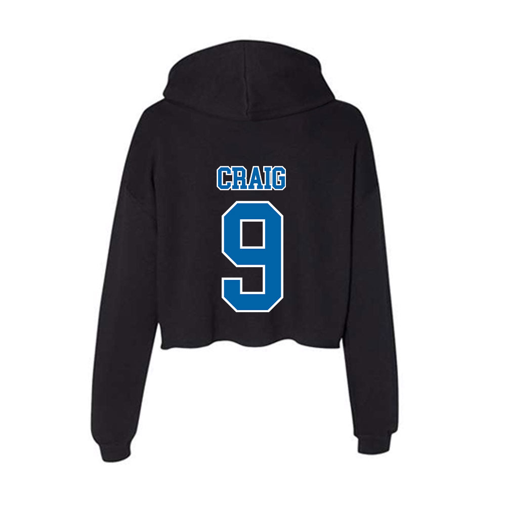 MTSU - NCAA Women's Soccer : Alli Craig - Women's Crop Fleece Hooded Sweatshirt-1