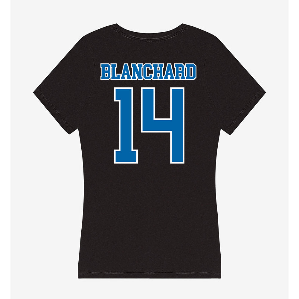MTSU - NCAA Women's Basketball : Aaliyah Blanchard - Women's V-Neck T-Shirt-1