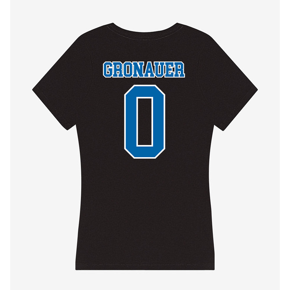 MTSU - NCAA Women's Soccer : Demi Gronauer - Women's V-Neck T-Shirt-1