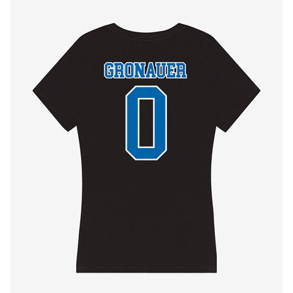 MTSU - NCAA Women's Soccer : Demi Gronauer - Women's V-Neck T-Shirt-1