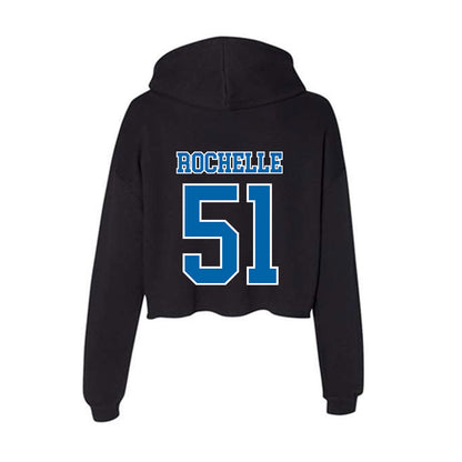 MTSU - NCAA Football : Shane Rochelle - Women's Crop Fleece Hoodie-1