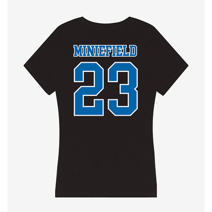 MTSU - NCAA Football : KJ Miniefield - Women's V-Neck T-Shirt-1