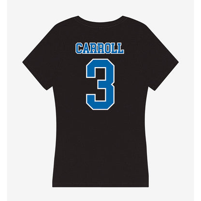 MTSU - NCAA Women's Soccer : Megan Carroll - Women's V-Neck T-Shirt-1