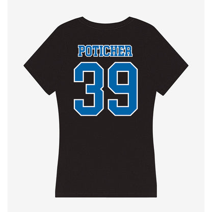 MTSU - NCAA Football : Evan Poticher - Women's V-Neck T-Shirt-1