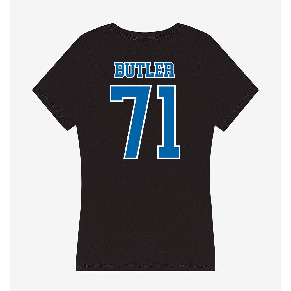 MTSU - NCAA Football : Quentin Butler - Women's V-Neck T-Shirt-1