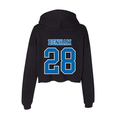 MTSU - NCAA Women's Soccer : Ania Denham - Women's Crop Fleece Hooded Sweatshirt-1