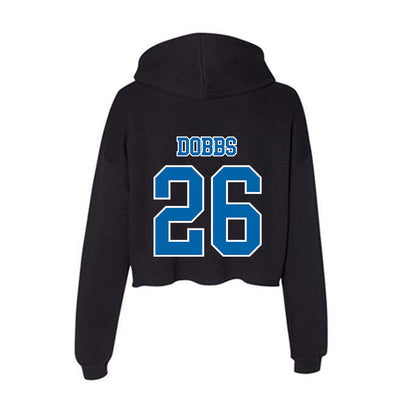 MTSU - NCAA Baseball : Mason Dobbs - Women's Crop Fleece Hoodie-1