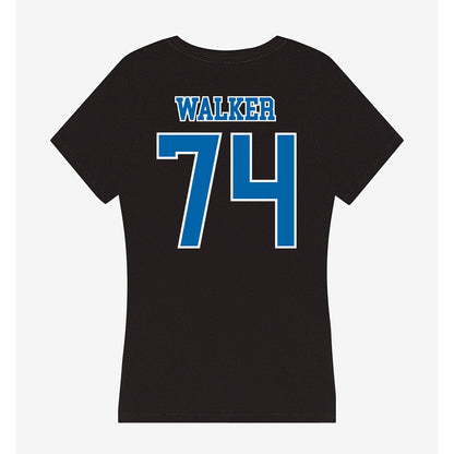 MTSU - NCAA Football : Ashley Walker - Women's V-Neck T-Shirt-1