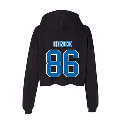 MTSU - NCAA Football : Brody Benke - Women's Crop Fleece Hoodie-1