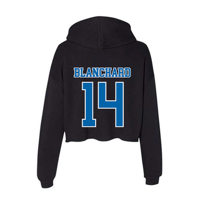 MTSU - NCAA Women's Basketball : Aaliyah Blanchard - Women's Crop Fleece Hooded Sweatshirt-1