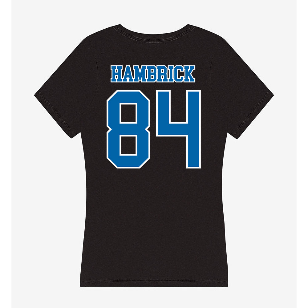 MTSU - NCAA Football : Jadin Hambrick - Women's V-Neck T-Shirt-1