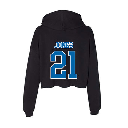 MTSU - NCAA Football : Ashton Jones - Women's Crop Fleece Hooded Sweatshirt-1