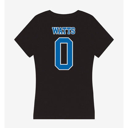 MTSU - NCAA Women's Volleyball : Ellie Watts - Women's V-Neck T-Shirt-1