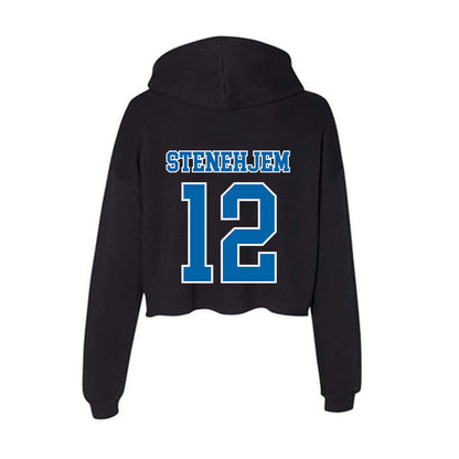 MTSU - NCAA Women's Soccer : Mya Stenehjem - Women's Crop Fleece Hoodie-1
