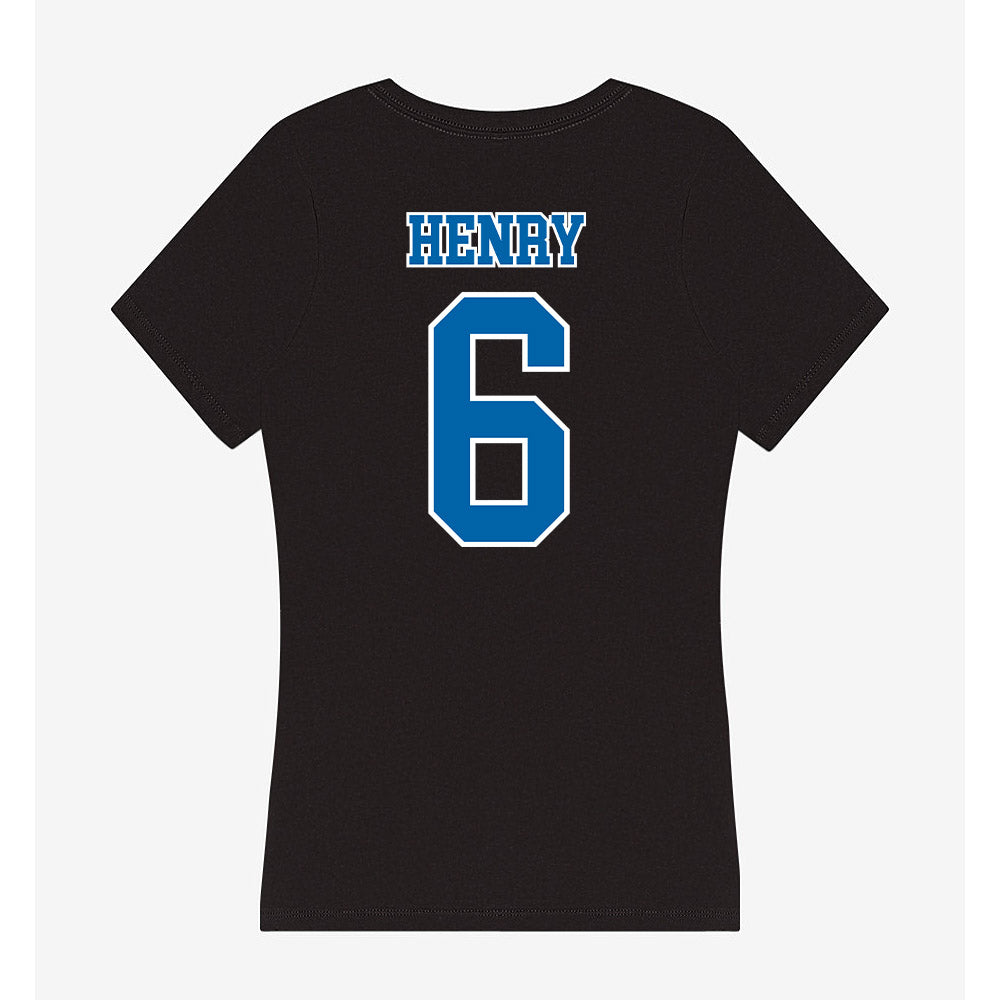 MTSU - NCAA Women's Volleyball : Sophia Henry - Women's V-Neck T-Shirt-1