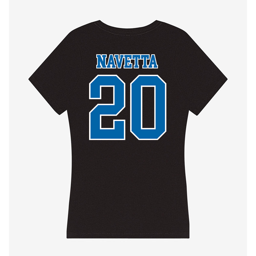 MTSU - NCAA Women's Soccer : Valentina Navetta - Women's V-Neck T-Shirt-1