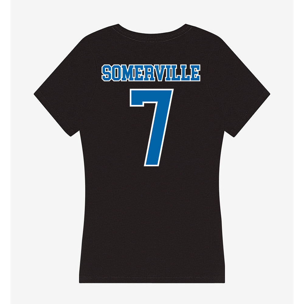 MTSU - NCAA Women's Soccer : Gracie Somerville - Women's V-Neck T-Shirt-1