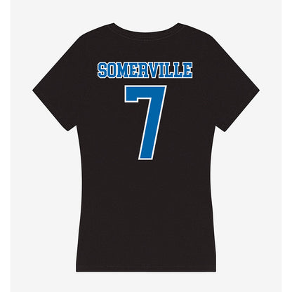MTSU - NCAA Women's Soccer : Gracie Somerville - Women's V-Neck T-Shirt-1