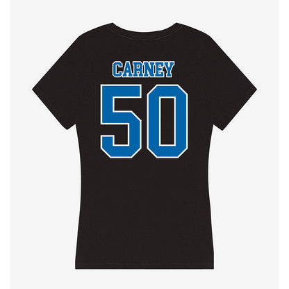 MTSU - NCAA Football : Elijah Carney - Women's V-Neck T-Shirt-1