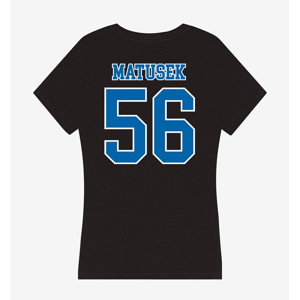 MTSU - NCAA Football : Ean Matusek - Women's V-Neck T-Shirt-1