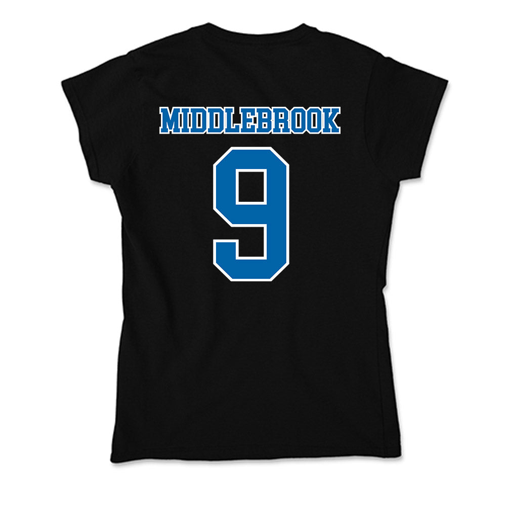 MTSU - NCAA Football : Jekail Middlebrook - Soft Style Women’s T-Shirt-1