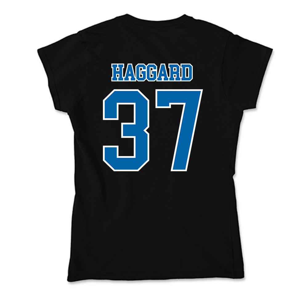 MTSU - NCAA Football : Justis Haggard - Soft Style Women’s T-Shirt-1