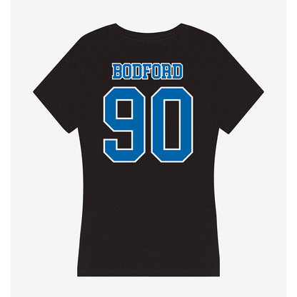 MTSU - NCAA Football : Justin Bodford - Women's V-Neck T-Shirt-1