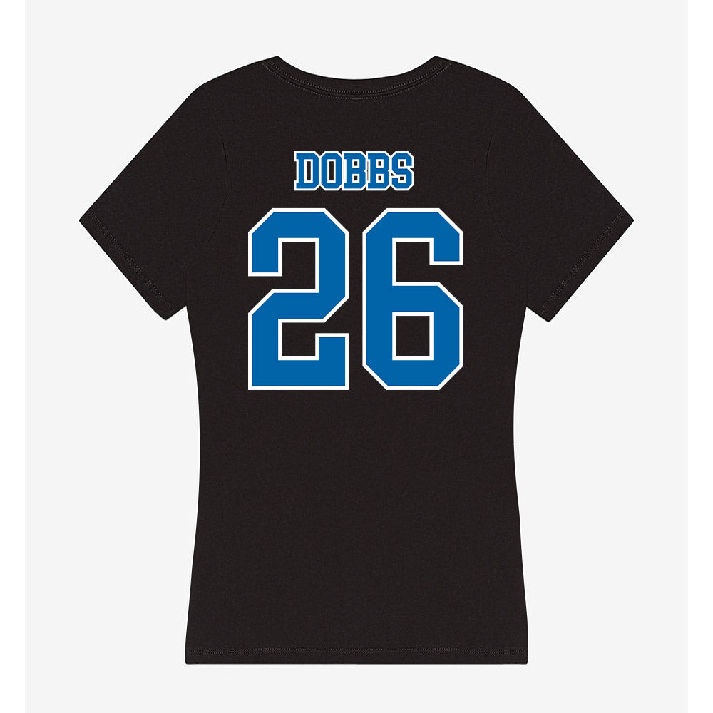 MTSU - NCAA Baseball : Mason Dobbs - Women's V-Neck T-Shirt-1