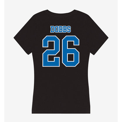 MTSU - NCAA Baseball : Mason Dobbs - Women's V-Neck T-Shirt-1