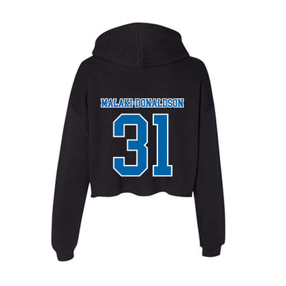 MTSU - NCAA Football : Mathias Malaki-Donaldson - Women's Crop Fleece Hoodie-1