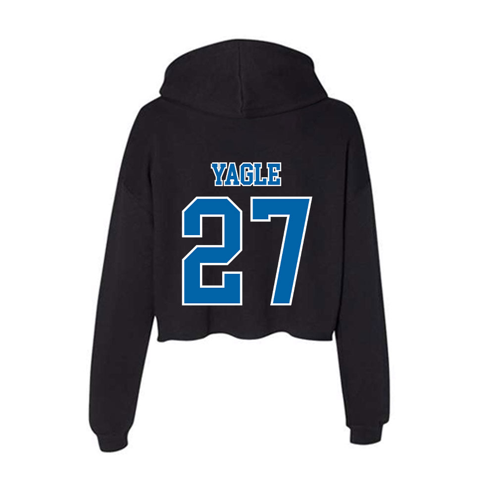 MTSU - NCAA Women's Soccer : Avery Yagle - Women's Crop Fleece Hooded Sweatshirt-1