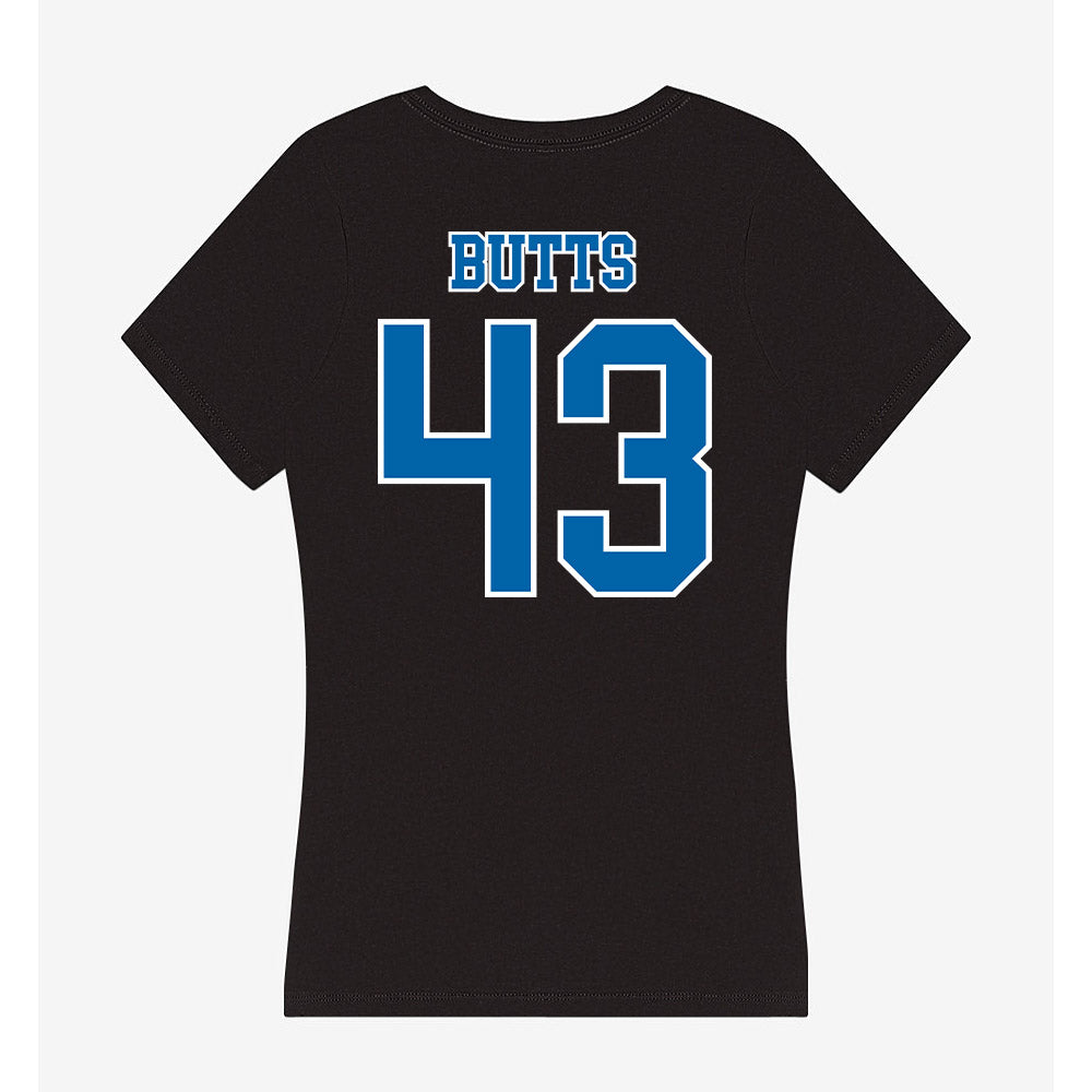 MTSU - NCAA Football : Aidan Butts - Women's V-Neck T-Shirt-1