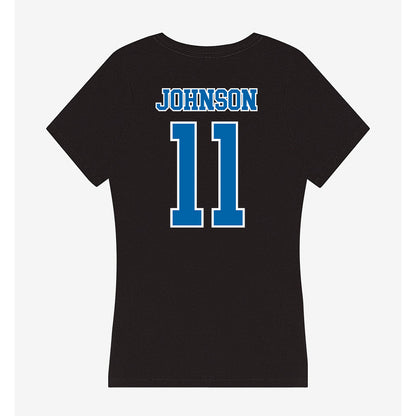 MTSU - NCAA Football : James Johnson - Women's V-Neck T-Shirt-1