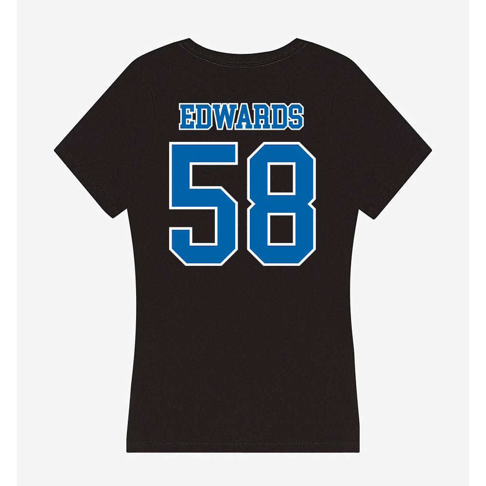 MTSU - NCAA Football : Trevaris Edwards - Women's V-Neck T-Shirt-1