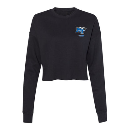 MTSU - NCAA Women's Tennis : Rutuja Chaphalkar - Women's Cropped Crew Fleece-0