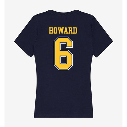 Murray State - NCAA Football : Dimitri Howard - Women's V-Neck T-Shirt-1